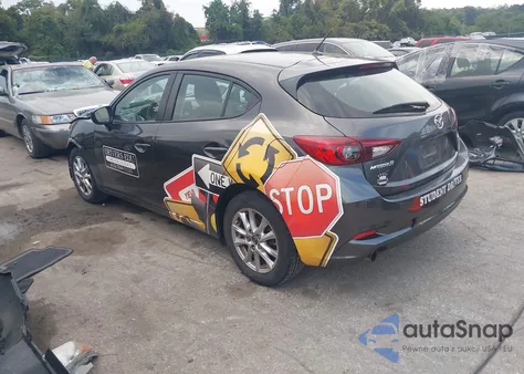 2018 Mazda Mazda3 Sport из США, поврежденный, VIN 3MZBN1K73JM265856